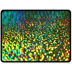 Construction Paper Iridescent Fleece Blanket (large)  by Amaryn4rt