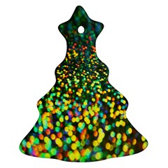 Construction Paper Iridescent Christmas Tree Ornament (two Sides) by Amaryn4rt