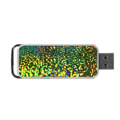 Construction Paper Iridescent Portable Usb Flash (two Sides) by Amaryn4rt