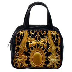 Golden Sun Classic Handbags (one Side) by Amaryn4rt