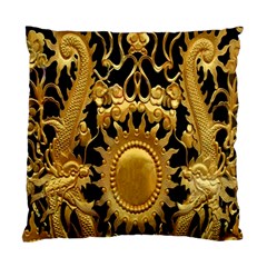 Golden Sun Standard Cushion Case (one Side) by Amaryn4rt