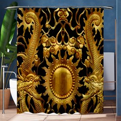 Golden Sun Shower Curtain 60  X 72  (medium)  by Amaryn4rt