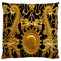 Golden Sun Standard Flano Cushion Case (two Sides) by Amaryn4rt