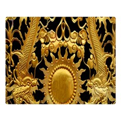 Golden Sun Double Sided Flano Blanket (large)  by Amaryn4rt