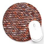 Roof Tiles On A Country House Round Mousepads Front