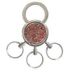 Roof Tiles On A Country House 3-ring Key Chains by Amaryn4rt