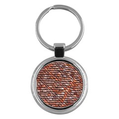 Roof Tiles On A Country House Key Chains (round)  by Amaryn4rt