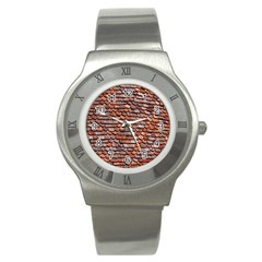 Roof Tiles On A Country House Stainless Steel Watch by Amaryn4rt