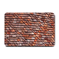 Roof Tiles On A Country House Small Doormat  by Amaryn4rt