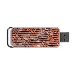 Roof Tiles On A Country House Portable Usb Flash (one Side) by Amaryn4rt