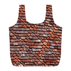 Roof Tiles On A Country House Full Print Recycle Bags (l)  by Amaryn4rt