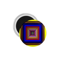 Square Abstract Geometric Art 1.75  Magnets