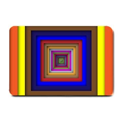 Square Abstract Geometric Art Small Doormat 