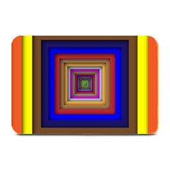 Square Abstract Geometric Art Plate Mats