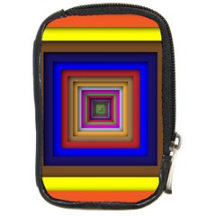 Square Abstract Geometric Art Compact Camera Cases