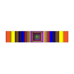 Square Abstract Geometric Art Flano Scarf (mini)