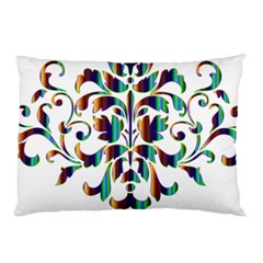 Damask Decorative Ornamental Pillow Case by Amaryn4rt