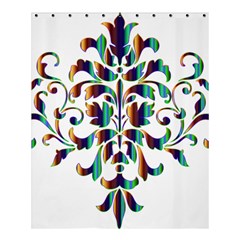 Damask Decorative Ornamental Shower Curtain 60  X 72  (medium)  by Amaryn4rt