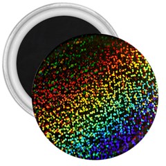 Construction Paper Iridescent 3  Magnets by Amaryn4rt