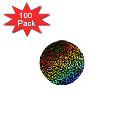 Construction Paper Iridescent 1  Mini Magnets (100 Pack)  by Amaryn4rt