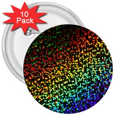 Construction Paper Iridescent 3  Buttons (10 Pack)  by Amaryn4rt