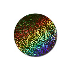 Construction Paper Iridescent Magnet 3  (round) by Amaryn4rt