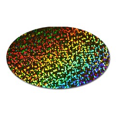 Construction Paper Iridescent Oval Magnet by Amaryn4rt