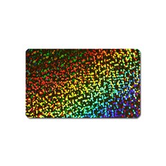 Construction Paper Iridescent Magnet (name Card) by Amaryn4rt