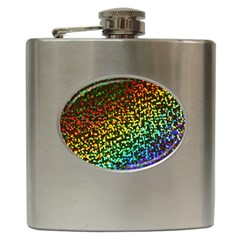 Construction Paper Iridescent Hip Flask (6 Oz) by Amaryn4rt