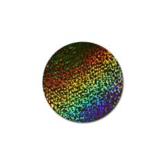 Construction Paper Iridescent Golf Ball Marker by Amaryn4rt