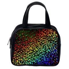 Construction Paper Iridescent Classic Handbags (one Side) by Amaryn4rt