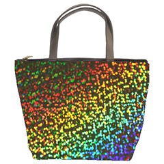 Construction Paper Iridescent Bucket Bags by Amaryn4rt