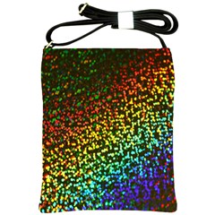 Construction Paper Iridescent Shoulder Sling Bags by Amaryn4rt