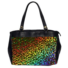 Construction Paper Iridescent Office Handbags (2 Sides)  by Amaryn4rt