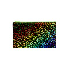 Construction Paper Iridescent Cosmetic Bag (xs) by Amaryn4rt