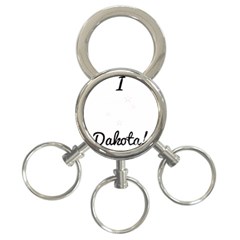 I Heart Dakota! 3-ring Key Chains by badwolf1988store