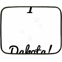 I Heart Dakota! Fleece Blanket (mini) by badwolf1988store