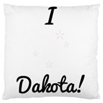 I Heart Dakota! Standard Flano Cushion Case (Two Sides) Front