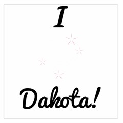 I Heart Dakota! Large Satin Scarf (square) by badwolf1988store