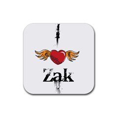 I Heart Zak Rubber Coaster (square)  by badwolf1988store