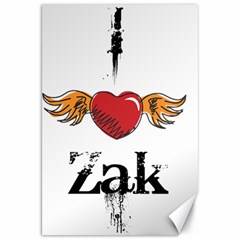 I Heart Zak Canvas 20  X 30   by badwolf1988store