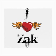 I Heart Zak Small Glasses Cloth (2-side) by badwolf1988store