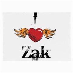 I Heart Zak Large Glasses Cloth by badwolf1988store