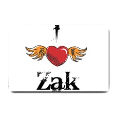 I Heart Zak Small Doormat  by badwolf1988store