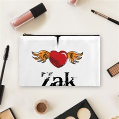 I Heart Zak Cosmetic Bag (medium)  by badwolf1988store