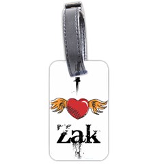 I Heart Zak Luggage Tags (two Sides) by badwolf1988store