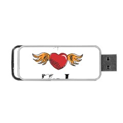 I Heart Zak Portable Usb Flash (two Sides) by badwolf1988store