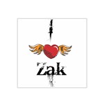 I HEART ZAK Satin Bandana Scarf Front