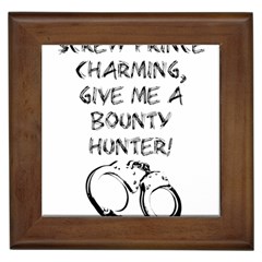 Give Me A Bounty Hunter! Framed Tiles by badwolf1988store