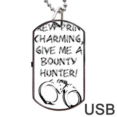 Give Me A Bounty Hunter! Dog Tag Usb Flash (two Sides) by badwolf1988store